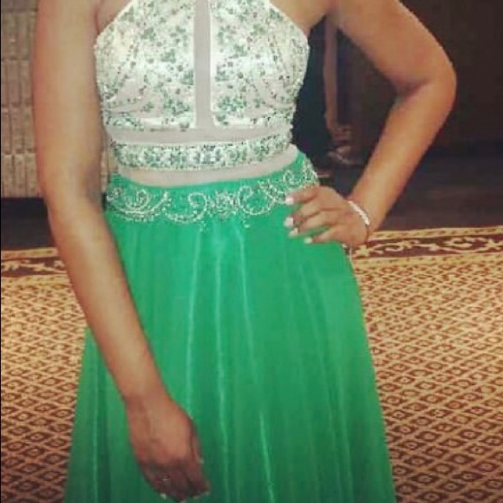 Royal Queen Emerald Formal-Gala-Ball Dress